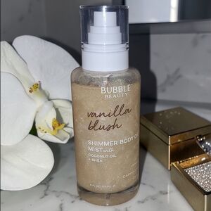 Bubble Beauty Vanilla Blush Shimmer Body Oil
